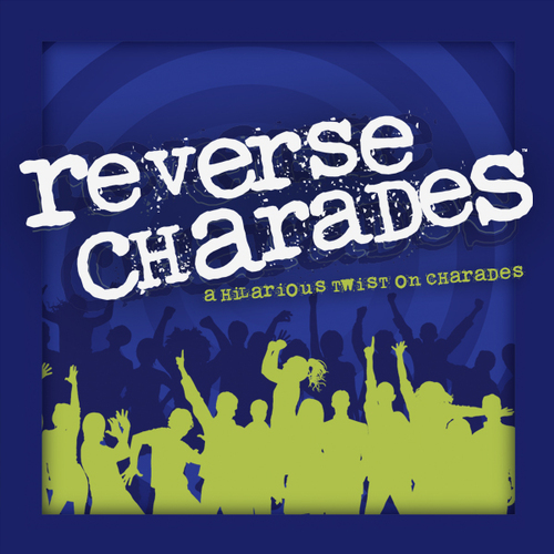 Reverse Charades party game