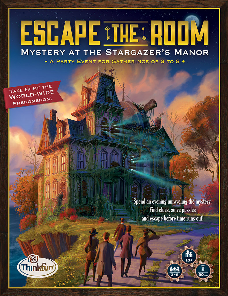 Escape the Room Mystery of the Stargazers Manor board game