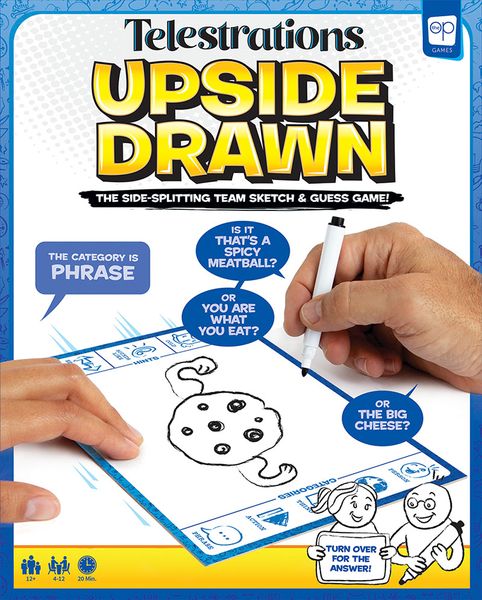 Telestrations Upside Drawn Party game