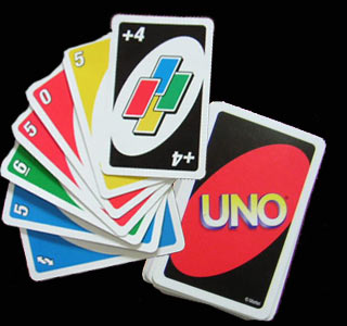 Uno card game