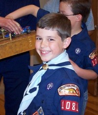 Trevor Cub scout