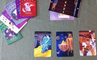 Dixit Odyssey cards and board