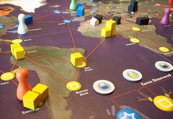 Pandemic cooperative board game
