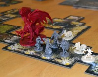 Descent: Journeys in the Dark 2nd edition board game battle