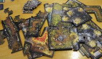Descent: Journeys in the Dark 2nd edition board game boards