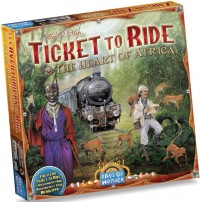 Ticket to Ride Africa board game map