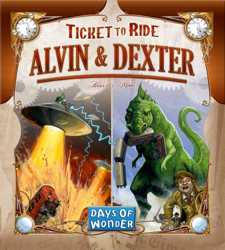 Ticket to Ride Alvin and Dexter board game expansion