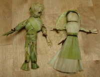 Corn husk dolls