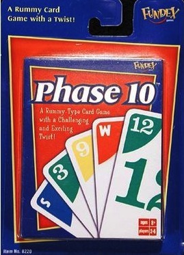 Phase 10 card game