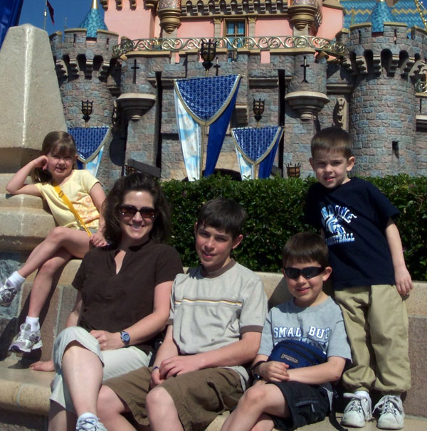 The Board Game Family at Disneyland
