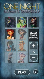 One Night Ultimate Werewolf game