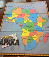 10 Days in Africa board game