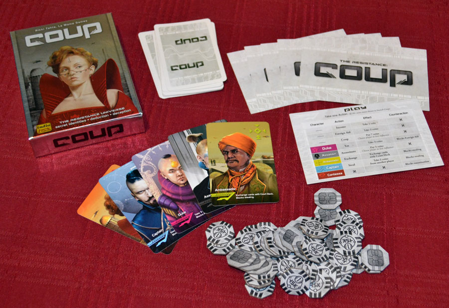 Coup Board Game 