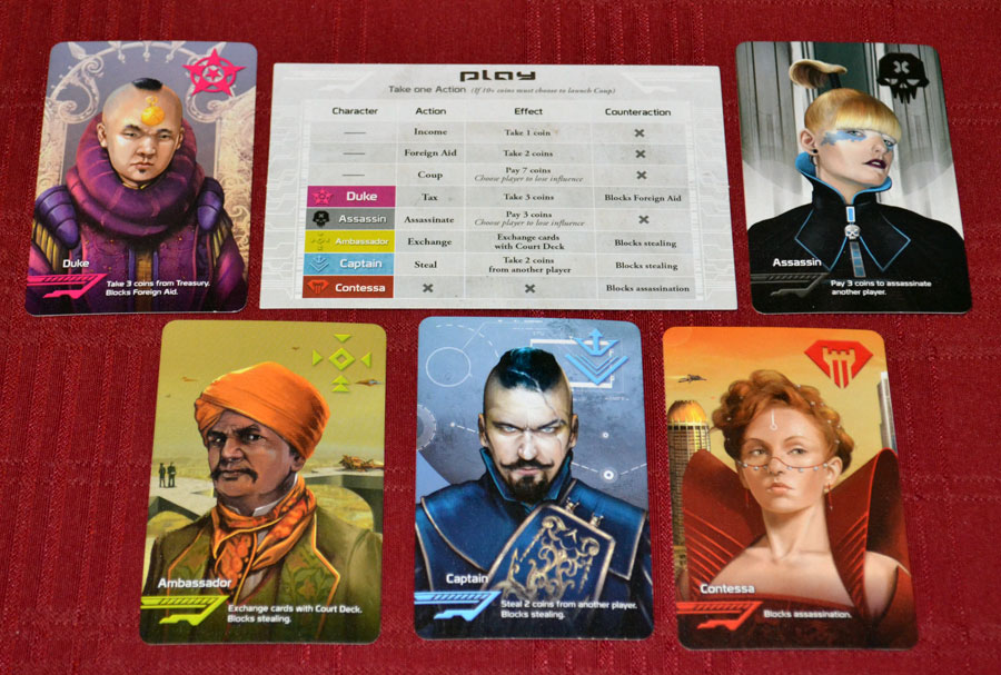 Coup card game review - The Board Game Family