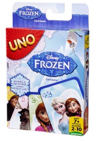 Frozen UNO card game