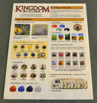 Kingdom Builder board game rulebook