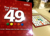 The Game of 49 board game SaltCon