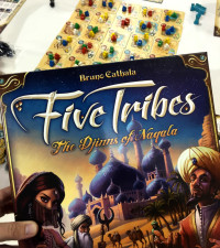 SaltCon Five Tribes board game