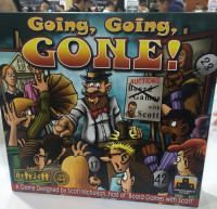 SaltCon Going Going Gone board game