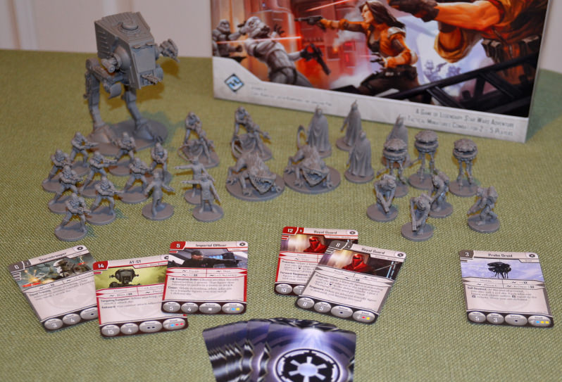 Star Wars Imperial Assault Core Set Figures and Deployment Cards 