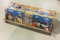 SaltCon 2016 Flick 'em Up! board game