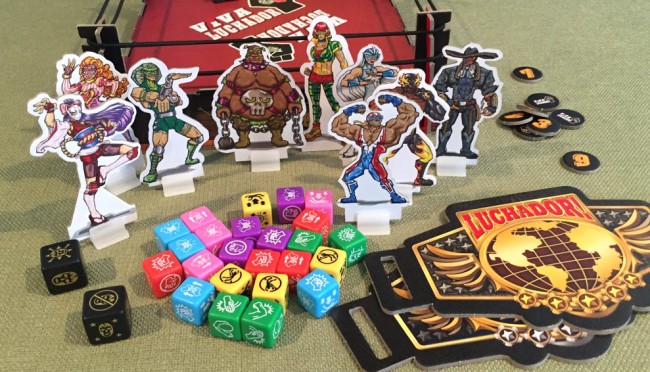 Luchador dice game