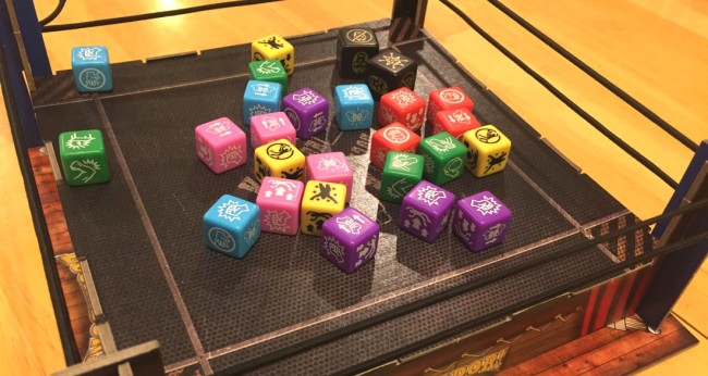 Luchador dice game