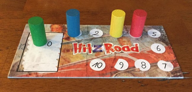 Hit Z Road board game