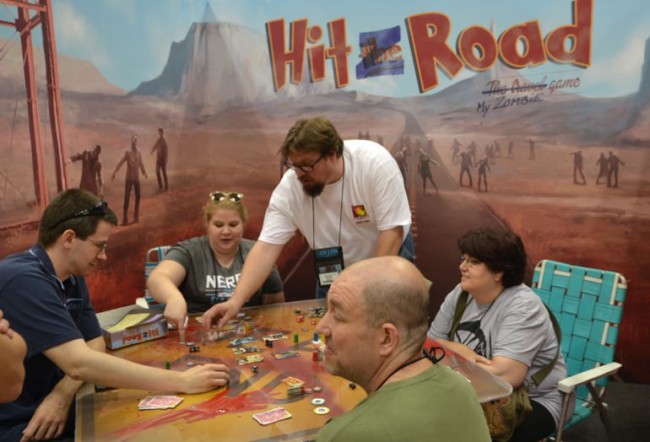 Hit Z Road board game