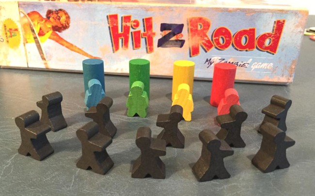 Hit Z Road board game