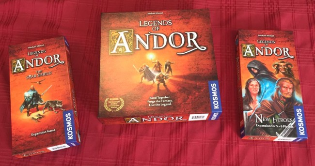 Legends of Andor board game