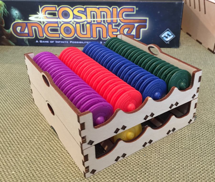 The Broken Token Cosmic Encounter box organizer