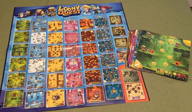 Loony Quest board game