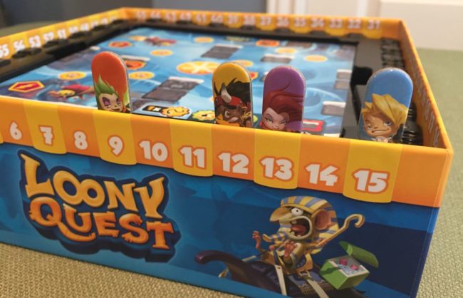 Loony Quest board game