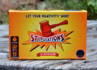 Stipulations party game box