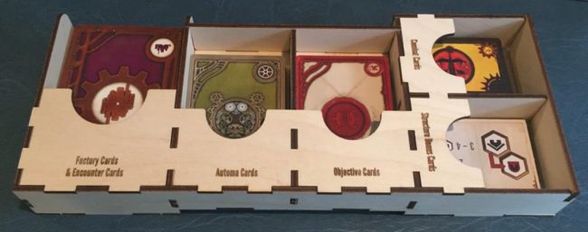 Scythe Factory Meeple Realty game insert