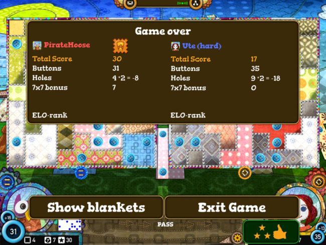 Patchwork board game app