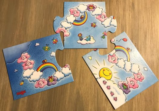 Unicorn Glitterluck Cloud Crystals children's board game