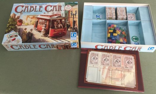 Cable Car board game inside