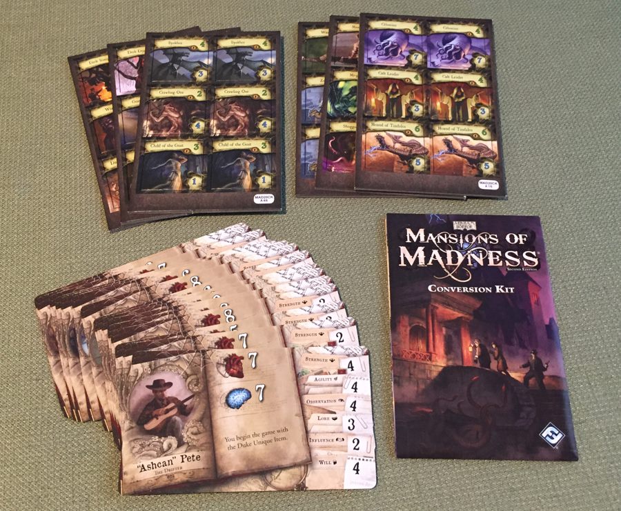 mansions of madness second edition contents