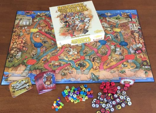 Running with the Bulls board game