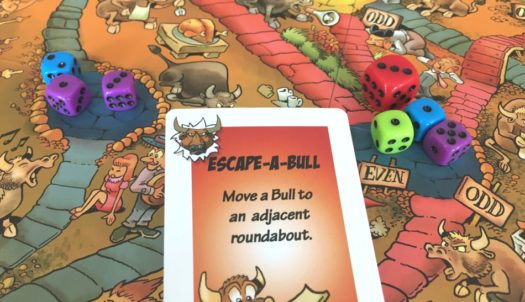 Running with the Bulls board game