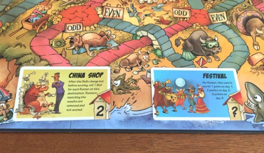 Running with the Bulls board game