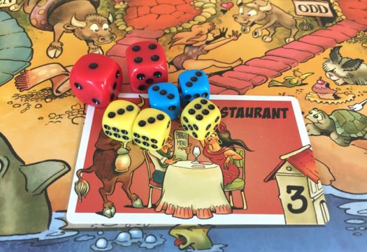 Running with the Bulls board game