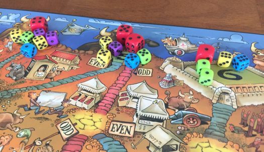 Running with the Bulls board game