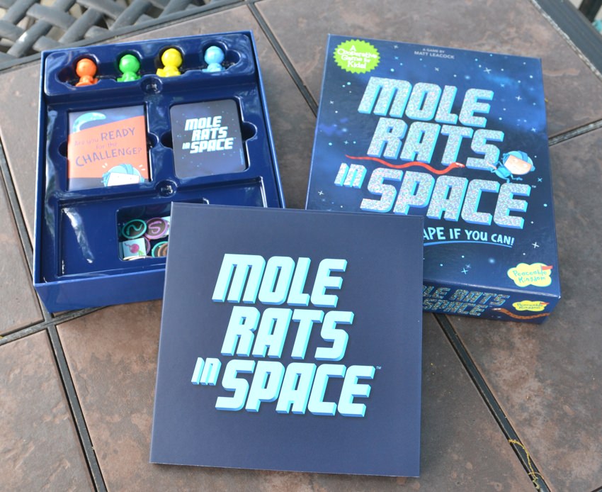 Cooperative Family Game Mole Rats In Space Age 7+ 2-4 Players