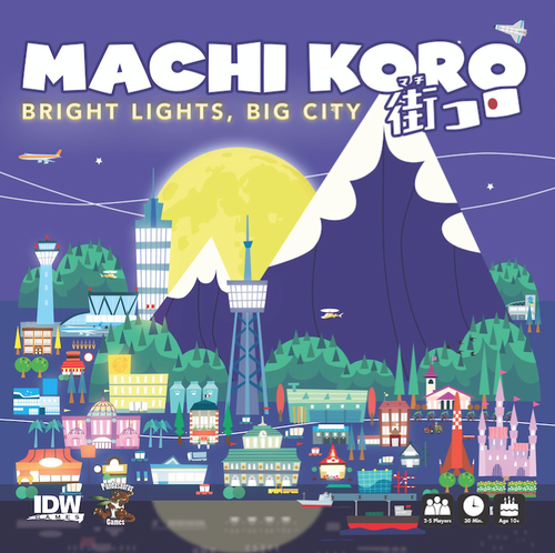 Machi Koro Bright Lights Big City card game