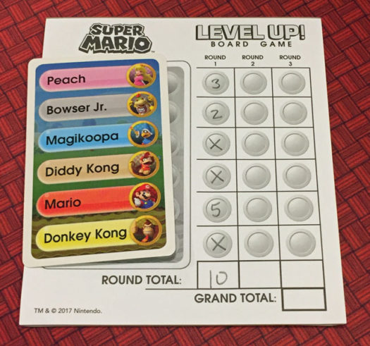 Super Mario: Level Up board game