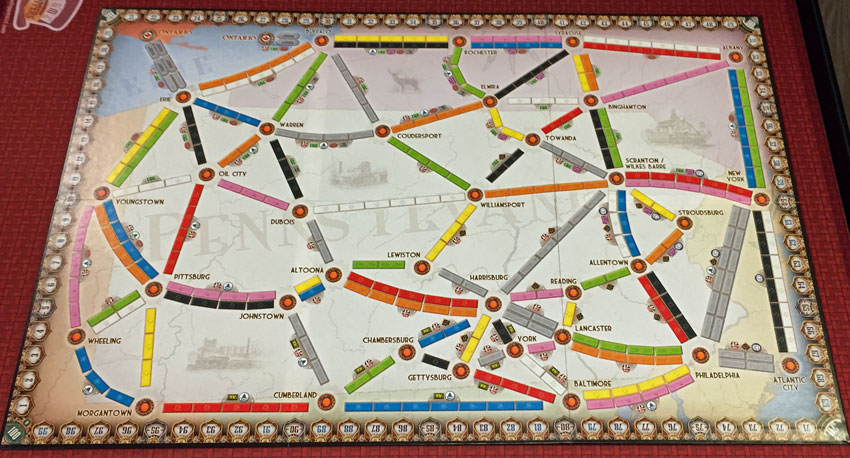 ticket to ride map collection Ticket To Ride Map Collection United Kingdom Pennsylvania Board Game Review The Board Game Family ticket to ride map collection