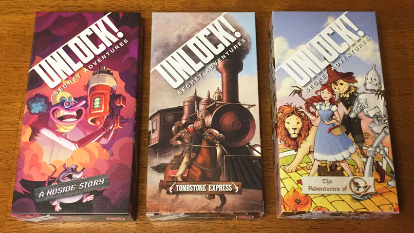 Unlock! Adventure Series game reviews - The Board Game Family